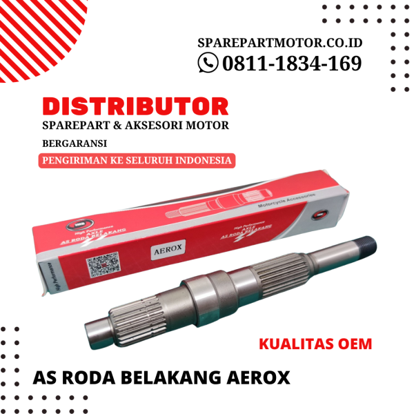 As Roda Belakang Motor Aerox