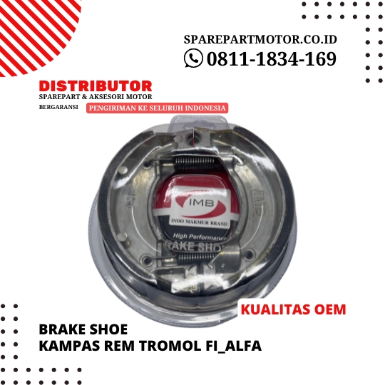 Kampas Rem Tromol FI_Alfa