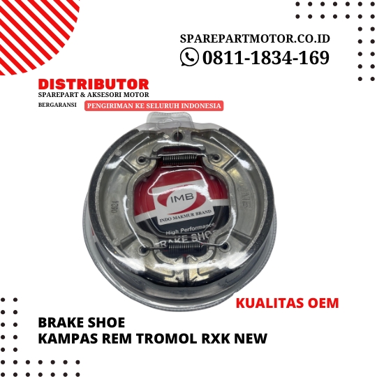 Kampas Rem Tromol Motor RX King New