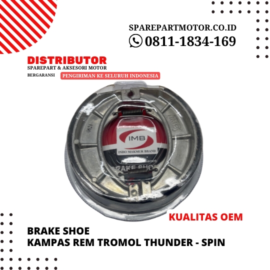 Kampas Rem Tromol Motor Thunder – Spin