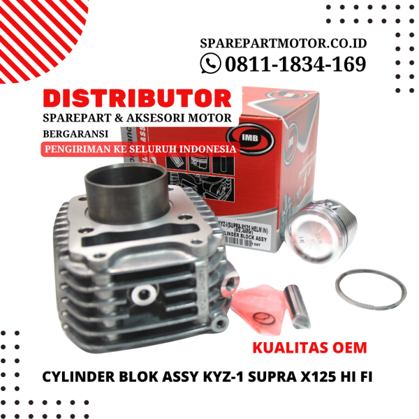 Cylinder Blok Assy KYZ-1 SUPRA X 125 HI FI