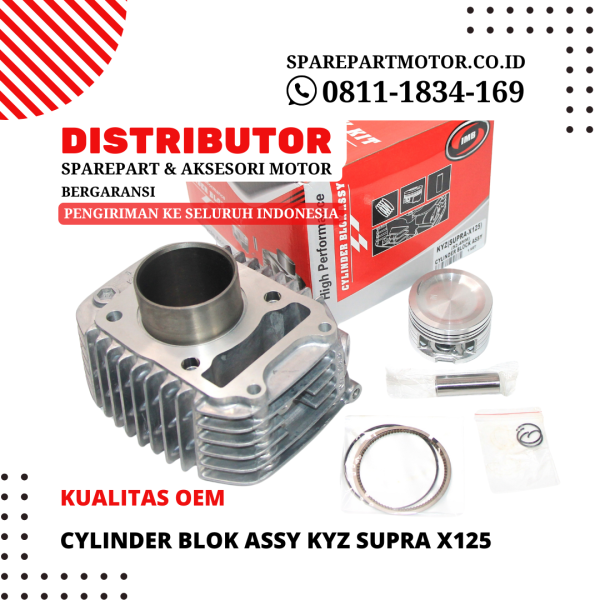 Cylinder Blok Assy KYZ SUPRA X 125