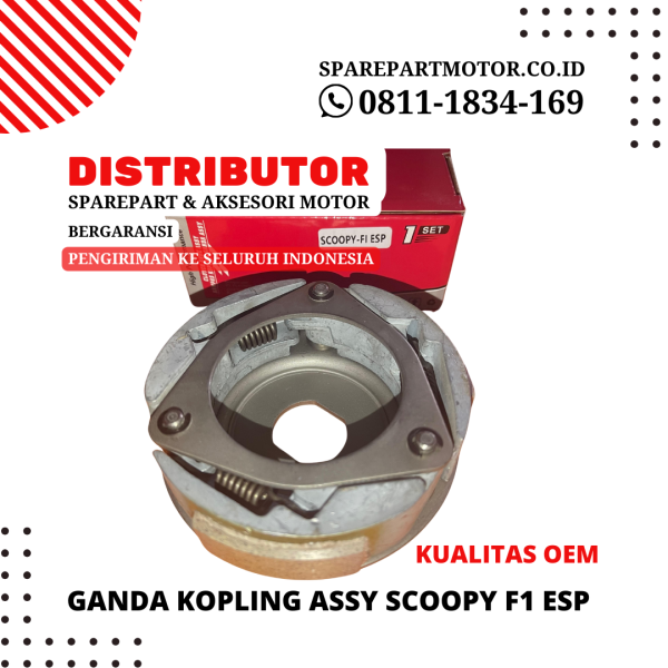 Ganda Kopling Assy Scoopy F1-ESP