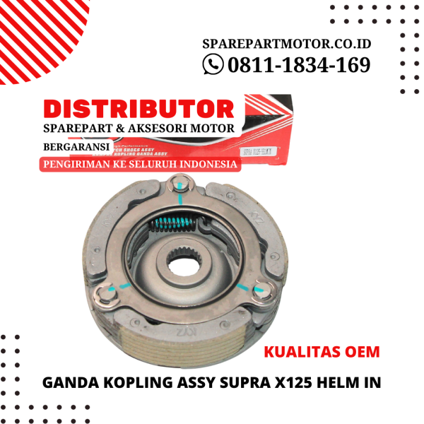 Ganda Kopling Assy Supra X 125 Helm In