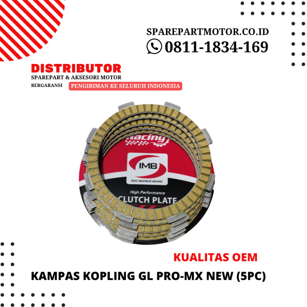 Kampas kopling GL PRO-MX NEW (5PC)