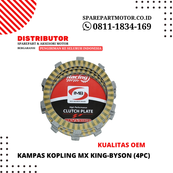 Kampas kopling MX KING-BYSON (4PC)