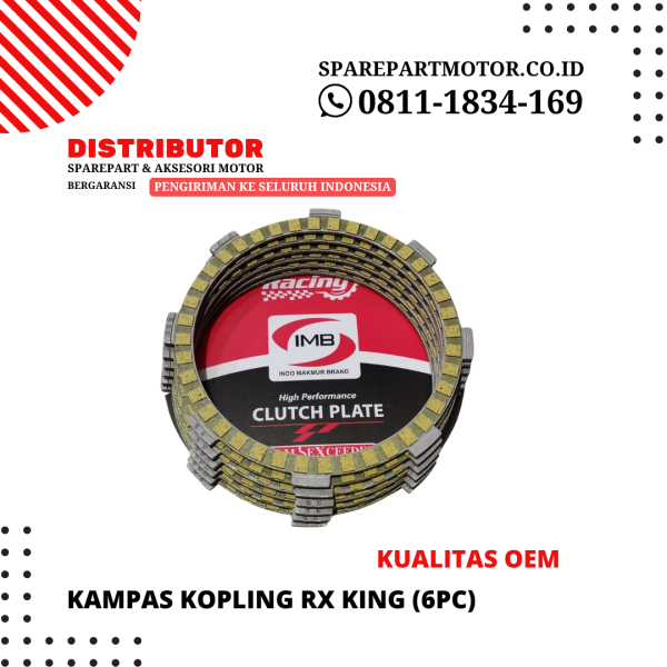 Kampas kopling RX KING (6PC)