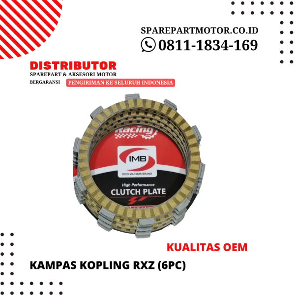 Kampas kopling RXZ (6PC)
