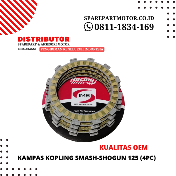Kampas kopling SMASH-SHOGUN 125 (4PC)