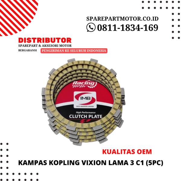 Kampas kopling VIXION LAMA 3 C1 (5PC)