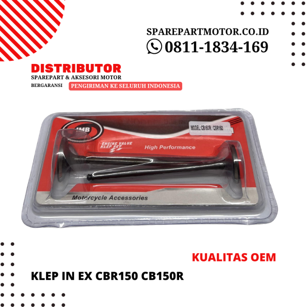 Klep in ex CBR150 CB150R