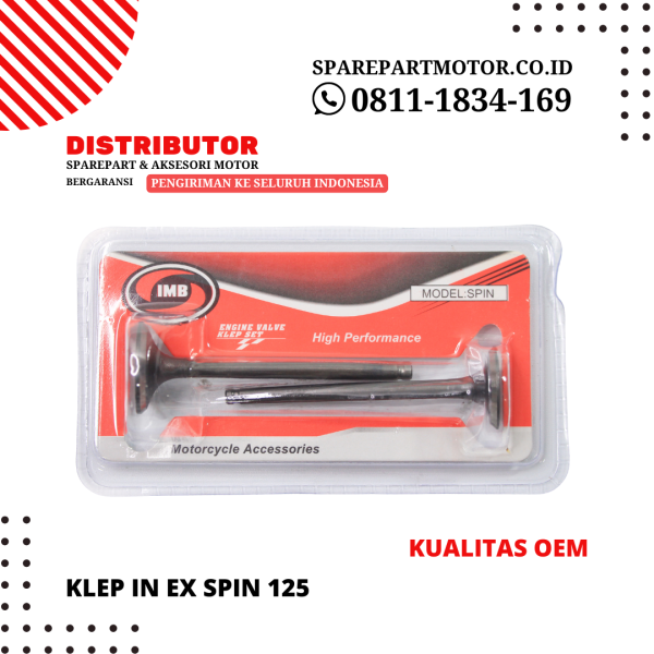 Klep in ex SPIN 125
